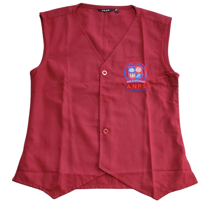 ANPS Waist Coat without lining for Girls 6th STD - 10th STD