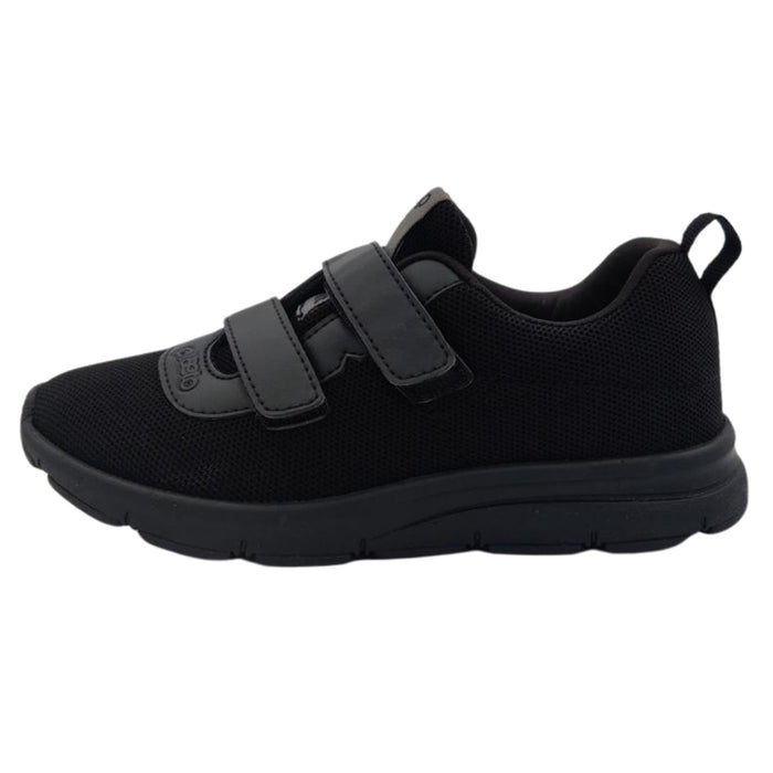 HMR Black Plaeto Aspire with Velcro Shoes (Semi Premium Shoes Pre-school)